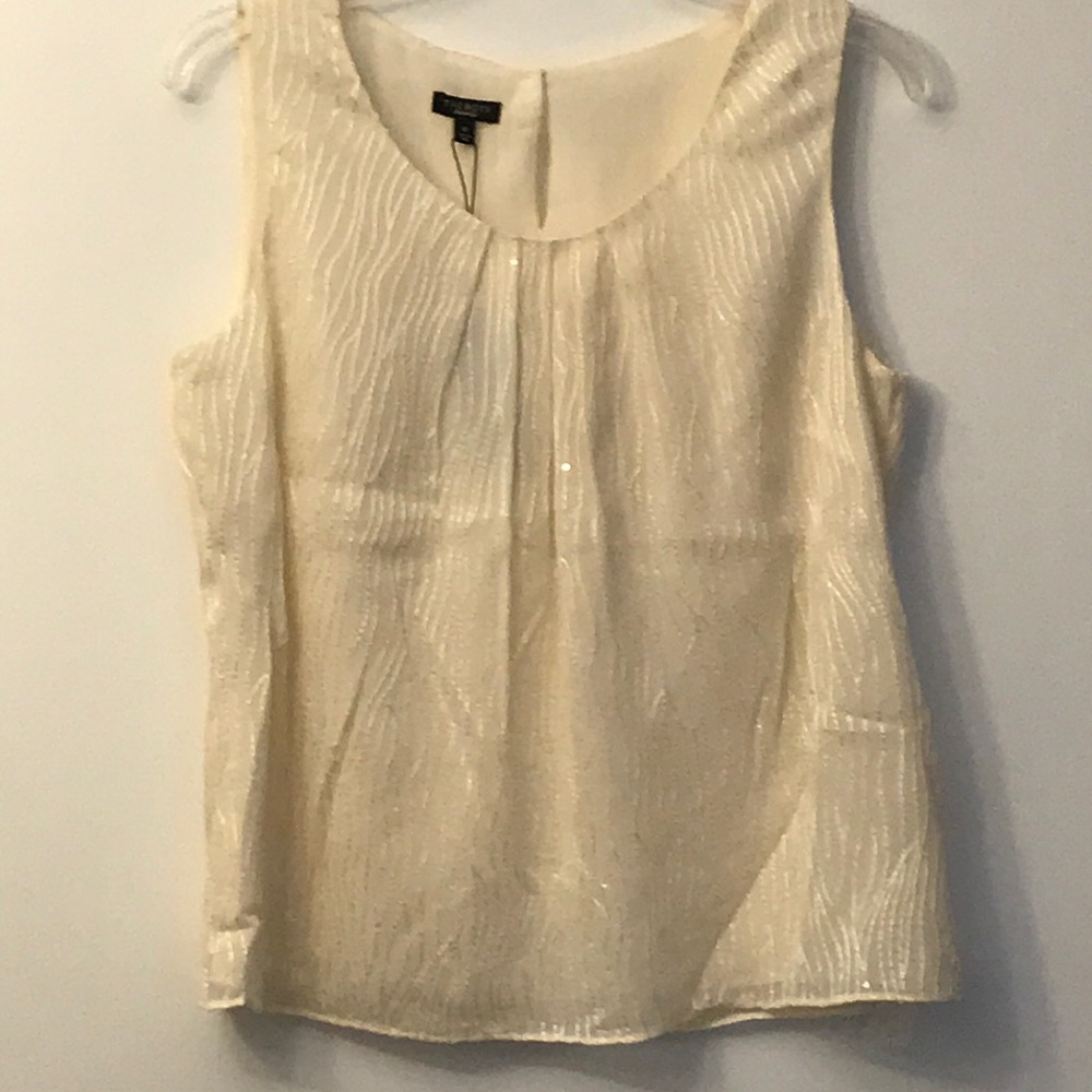 Eggshell colored blouse